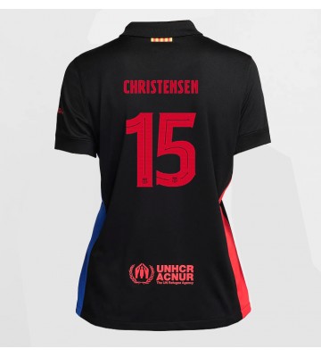 Barcelona Andreas Christensen #15 Bortatröja Kvinnor 2024-25 Kortärmad